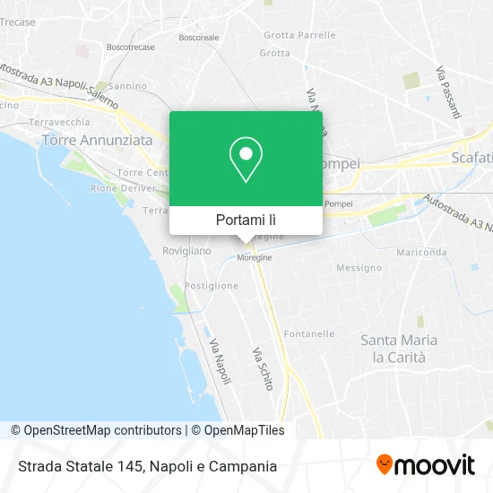 Mappa Strada Statale 145