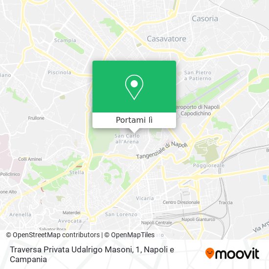 Mappa Traversa Privata Udalrigo Masoni, 1