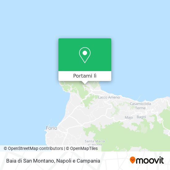 Mappa Baia di San Montano