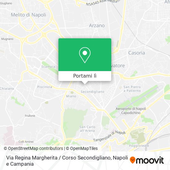 Mappa Via Regina Margherita / Corso Secondigliano