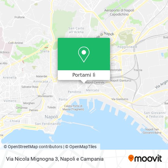 Mappa Via Nicola Mignogna 3