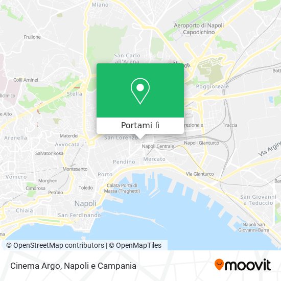 Mappa Cinema Argo