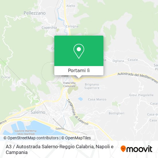 Mappa A3 / Autostrada Salerno-Reggio Calabria