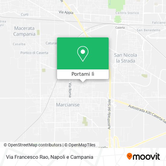 Mappa Via Francesco Rao