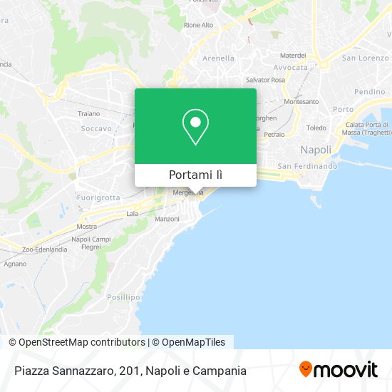 Mappa Piazza Sannazzaro, 201