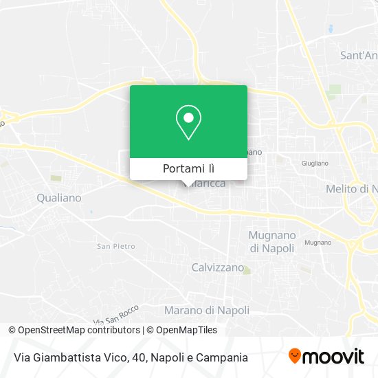 Mappa Via Giambattista Vico, 40