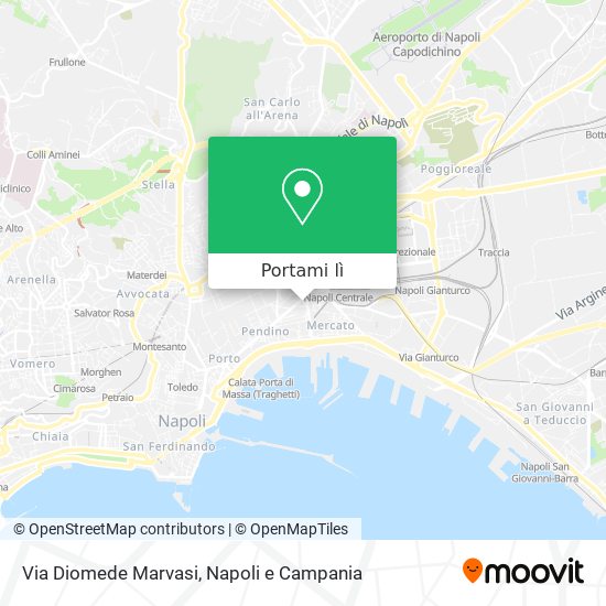 Mappa Via Diomede Marvasi