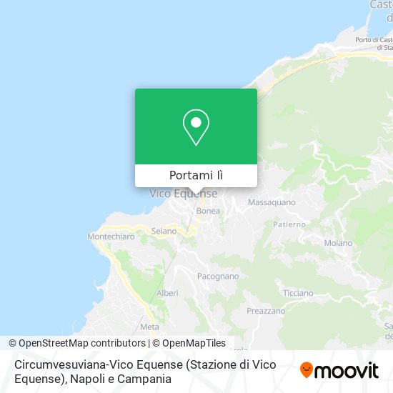 Mappa Circumvesuviana-Vico Equense (Stazione di Vico Equense)