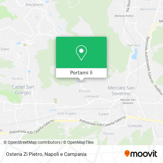 Mappa Osteria Zi Pietro