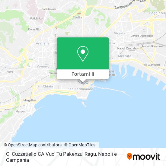 Mappa O' Cuzzetiello CA Vuo' Tu Pakenzu' Ragu