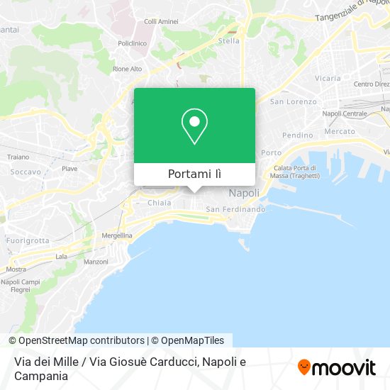 Mappa Via dei Mille / Via Giosuè Carducci