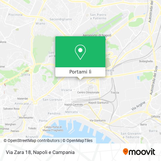 Mappa Via Zara 18