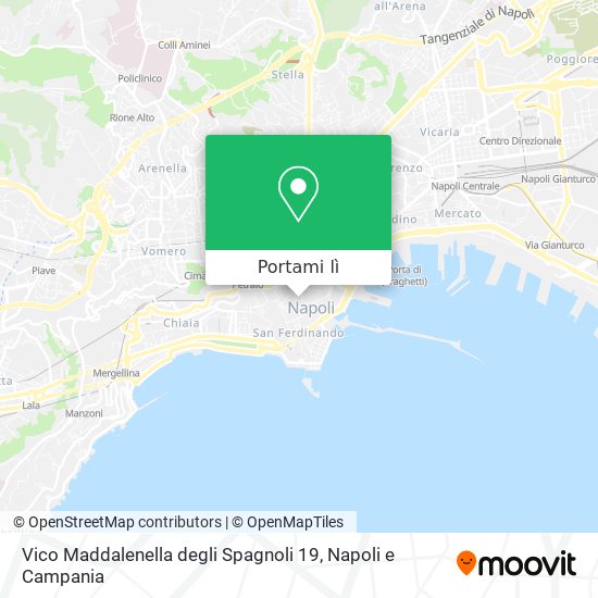 Mappa Vico Maddalenella degli Spagnoli 19