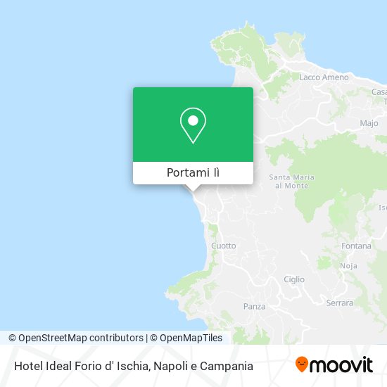 Mappa Hotel Ideal Forio d' Ischia