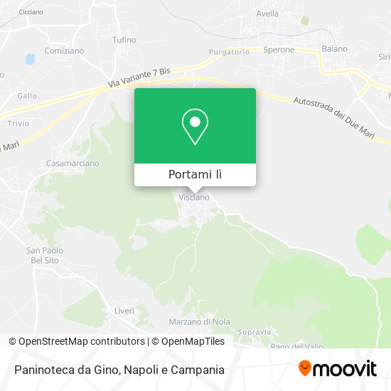 Mappa Paninoteca da Gino