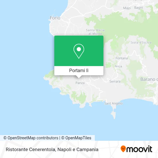 Mappa Ristorante Cenerentola