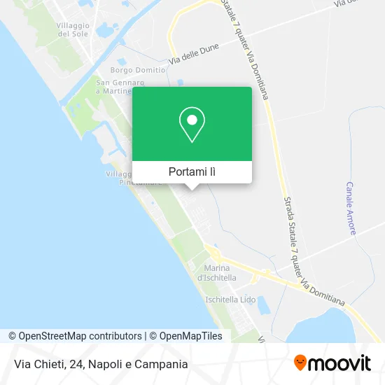 Mappa Via Chieti, 24