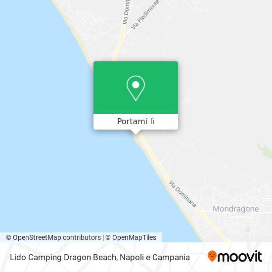 Mappa Lido Camping Dragon Beach