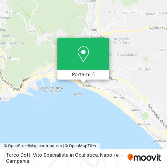 Mappa Turco Dott. Vito Specialista in Oculistica