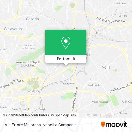 Mappa Via Ettore Majorana