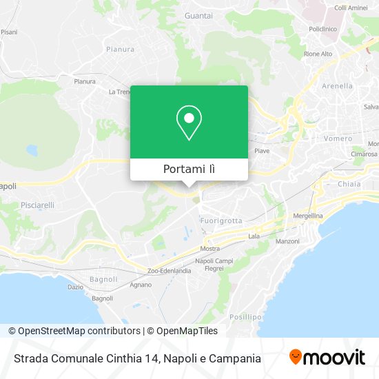 Mappa Strada Comunale Cinthia 14
