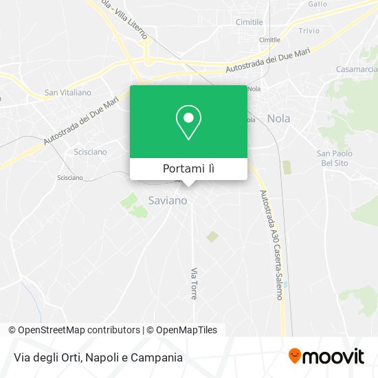 Mappa Via degli Orti