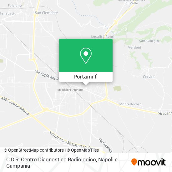 Mappa C.D.R. Centro Diagnostico Radiologico