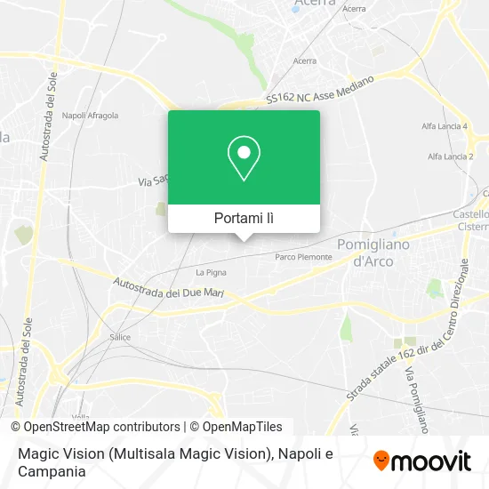 Mappa Magic Vision (Multisala Magic Vision)