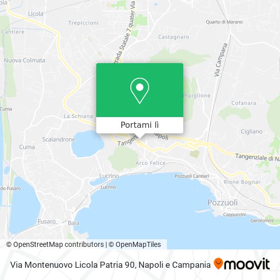 Mappa Via Montenuovo Licola Patria 90