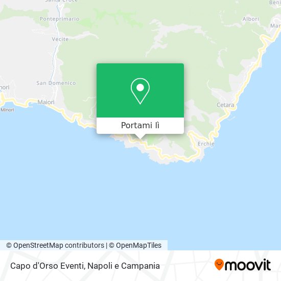 Mappa Capo d'Orso Eventi