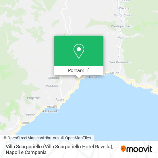 Mappa Villa Scarpariello (Villa Scarpariello Hotel Ravello)