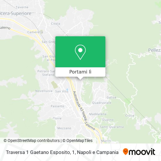 Mappa Traversa 1 Gaetano Esposito, 1