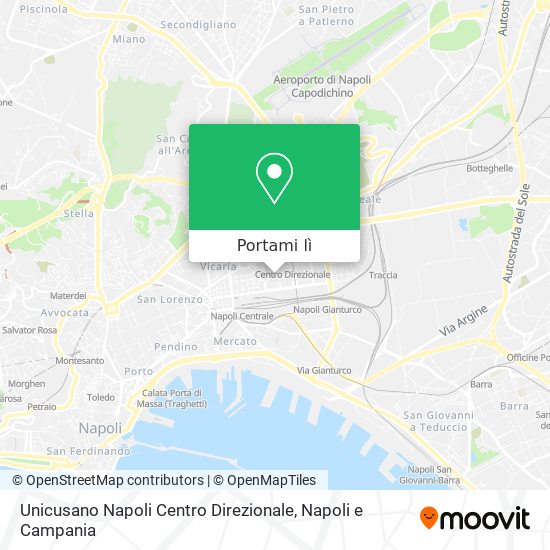 Mappa Unicusano Napoli Centro Direzionale