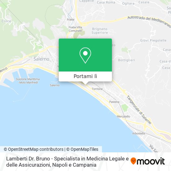 Mappa Lamberti Dr. Bruno - Specialista in Medicina Legale e delle Assicurazioni