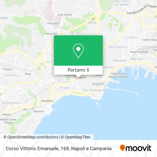 Mappa Corso Vittorio Emanuele, 168