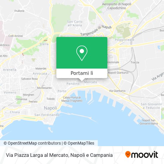 Mappa Via Piazza Larga al Mercato