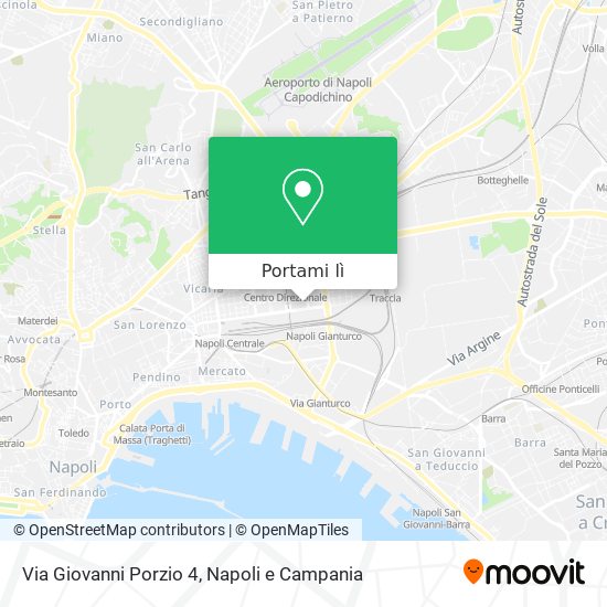 Mappa Via Giovanni Porzio 4