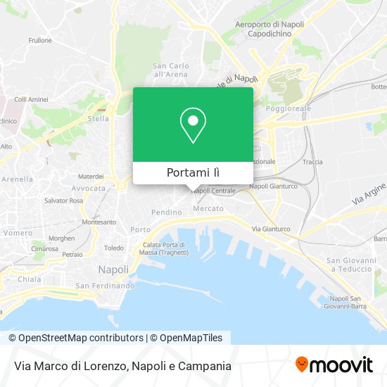 Mappa Via Marco di Lorenzo