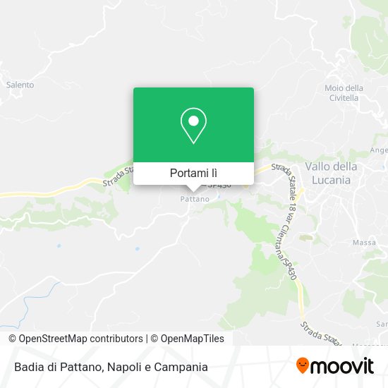 Mappa Badia di Pattano