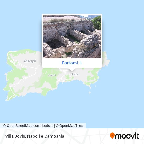 Mappa Villa Jovis