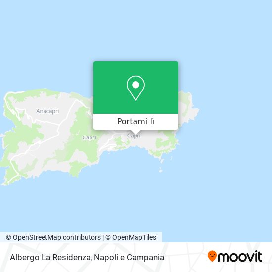 Mappa Albergo La Residenza