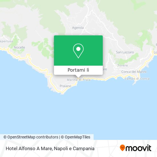 Mappa Hotel Alfonso A Mare