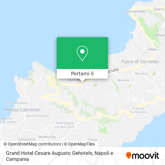 Mappa Grand Hotel Cesare Augusto Gehotels