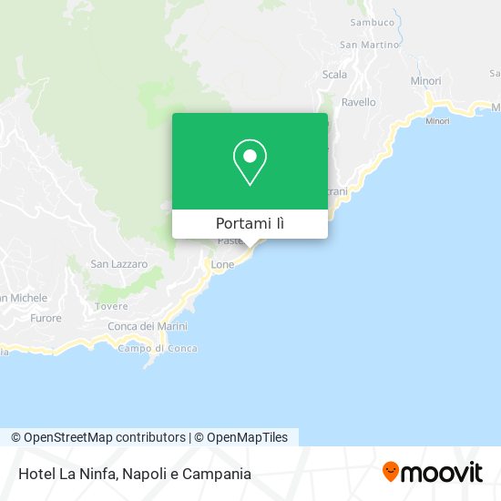 Mappa Hotel La Ninfa