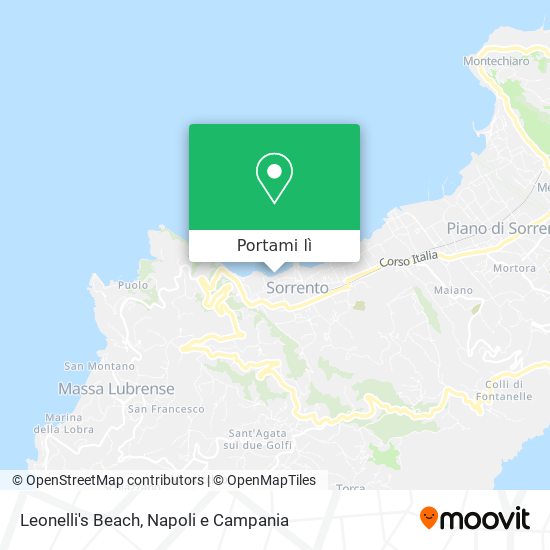 Mappa Leonelli's Beach