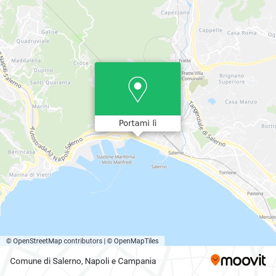 Mappa Comune di Salerno