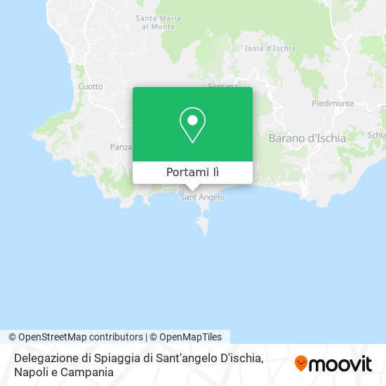 Mappa Delegazione di Spiaggia di Sant'angelo D'ischia