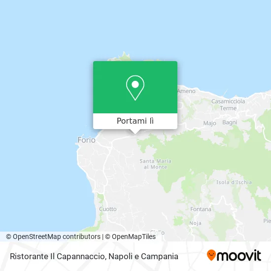 Mappa Ristorante Il Capannaccio