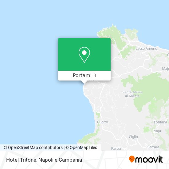 Mappa Hotel Tritone