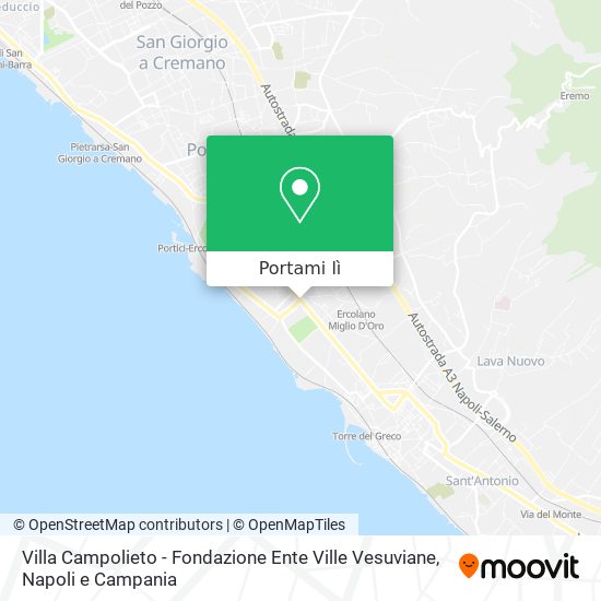 Mappa Villa Campolieto - Fondazione Ente Ville Vesuviane